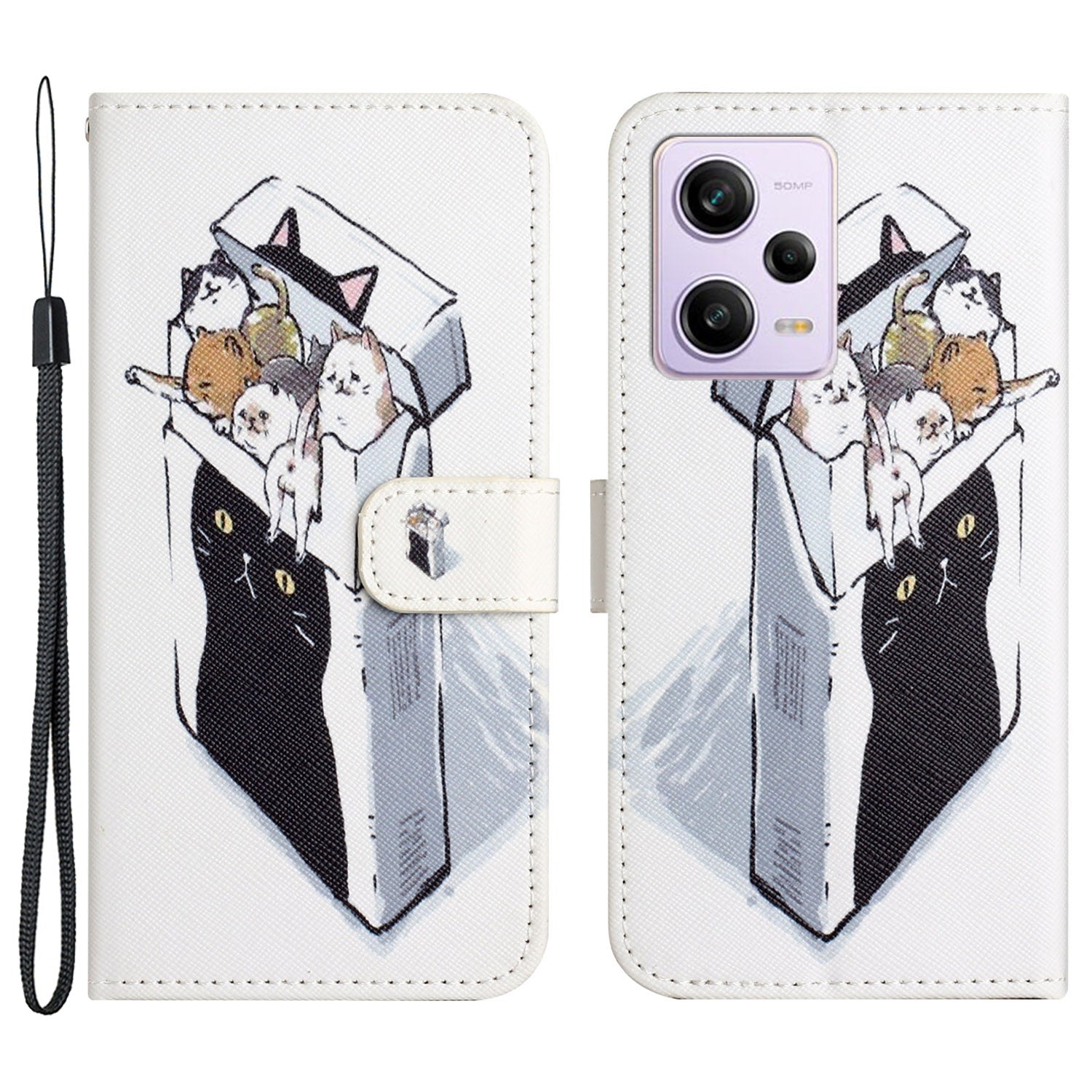 For Xiaomi Redmi Note 12 5G (Global) (India) (China) Poco X5 5G PU Leather Flip Wallet Phone Case 3D Pattern Printing Stand Phone Cover For Xiaomi Redmi Note 12 5G (Global) (India) (China) Poco X5 5G PU Leather Flip Wallet Phone Case 3D Pattern Printing Stand Phone Cover